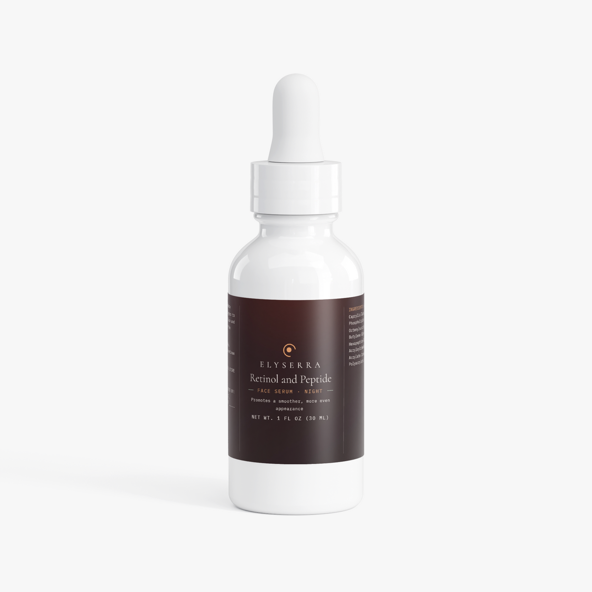 Elyserra Retinol and Peptide Face Serum - product shot